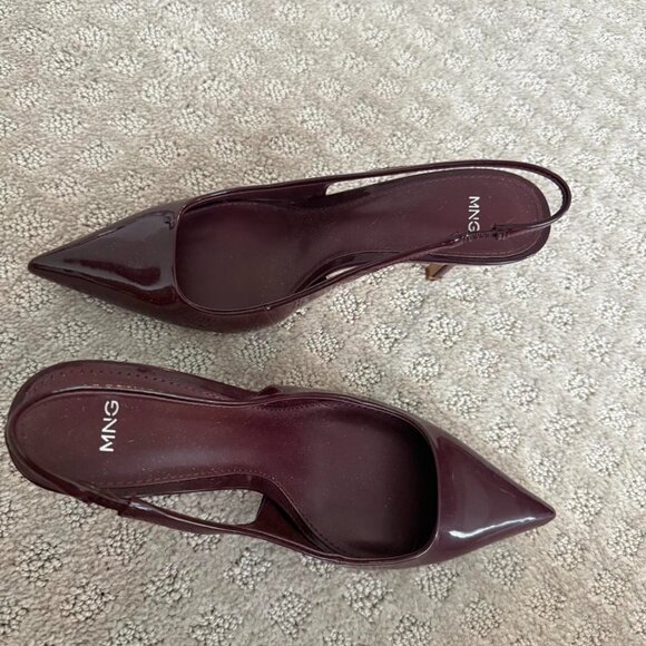 Mango Women's Burgundy and Purple Courts - Picture 1 of 3